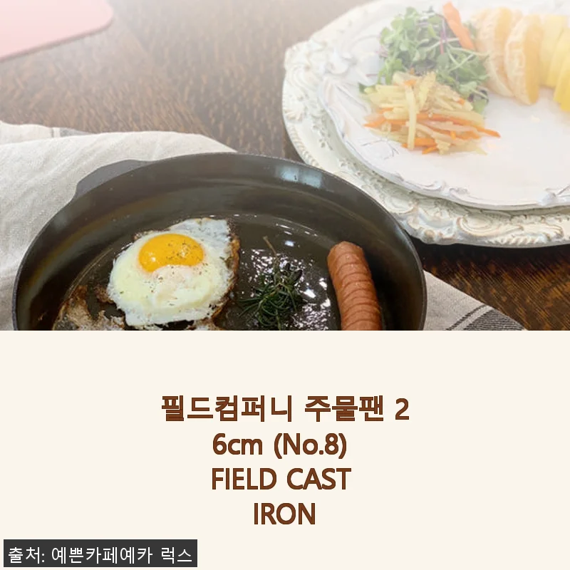 필드컴퍼니 주물팬 26cm 사용후기, 직접 써보니 느껴지는 차별화된 요리 경험