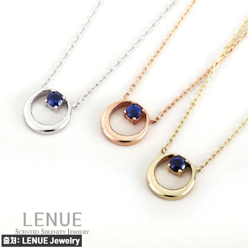 레뉴 9월 탄생석 사파이어 14K 골 관련 이미지 1