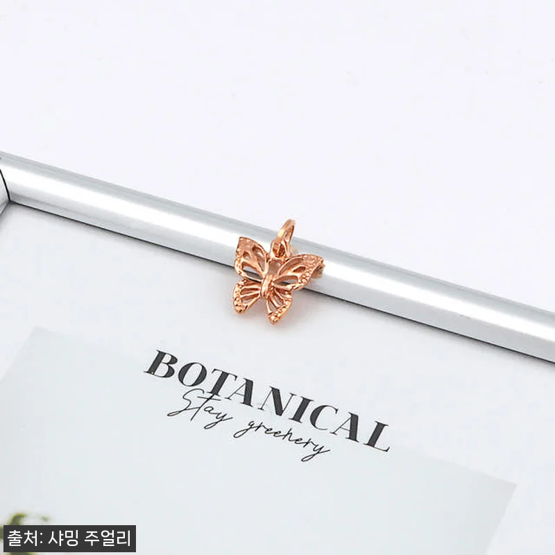 14K 18K 엘린 나비 목걸이, 데 관련 이미지 1