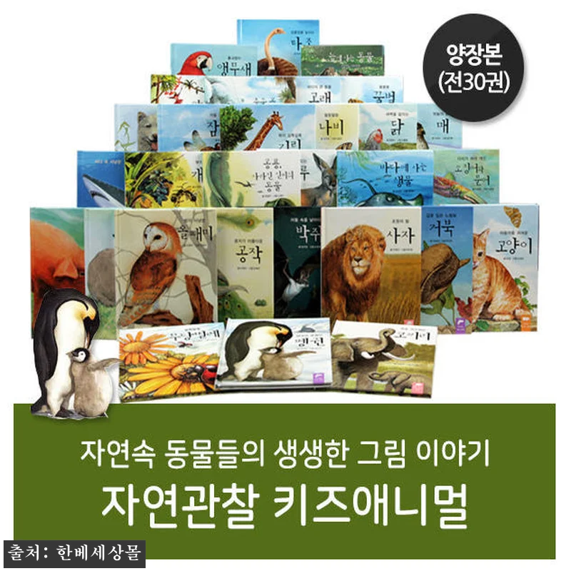 자연관찰책 키즈애니멀 전30권 세트 관련 이미지 1