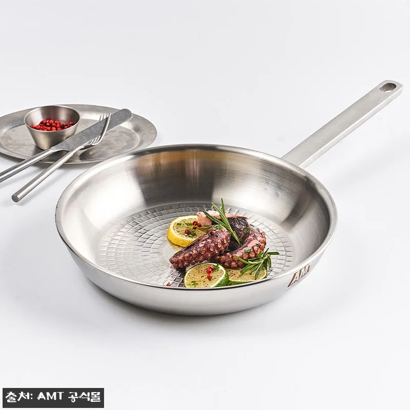 AMT 샤프 26cm 딤플팬 316Ti 스텐 통5중 사용후기 - 스테인리스 팬으로 요리의 즐거움을 더하다 4 AMT 샤프 26cm 딤플팬 316T 관련 이미지 1