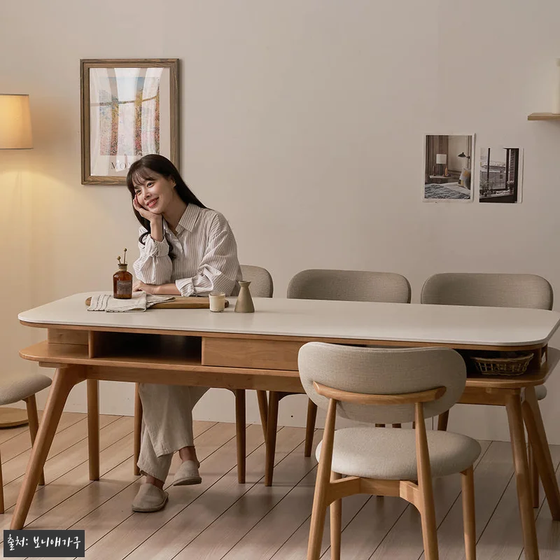 오슬로 룬드 6인용 원목 수납 포세린 관련 이미지 1