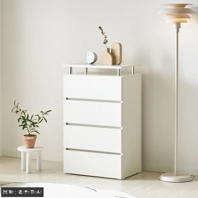 마인 4단 서랍장 600 (화이트) 사용후기: 깔끔한 디자인과 실용성 만족 9 마인 4단 서랍장 600 (화이트) 관련 이미지 1