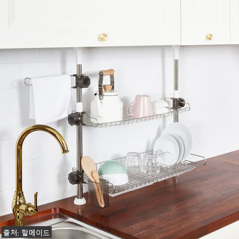 할메이드 싱크대선반 압축봉 기둥식 식 관련 이미지 2