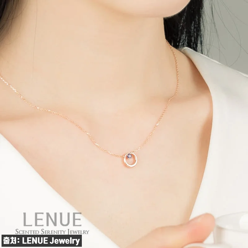 레뉴 9월 탄생석 사파이어 14K 골 관련 이미지 2