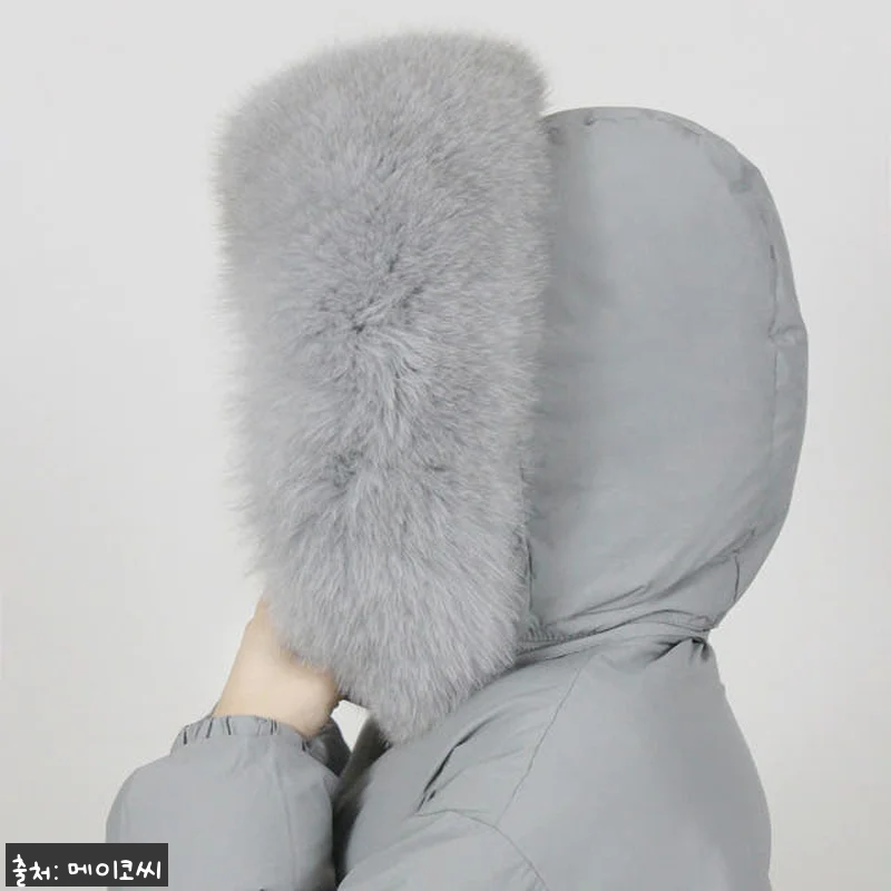 여성 겨울 풍성 리얼 폭스퍼 여우털 관련 이미지 1