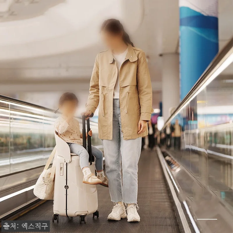 의자 캐리어 앉는 캐리어 타는 라이딩 관련 이미지 2