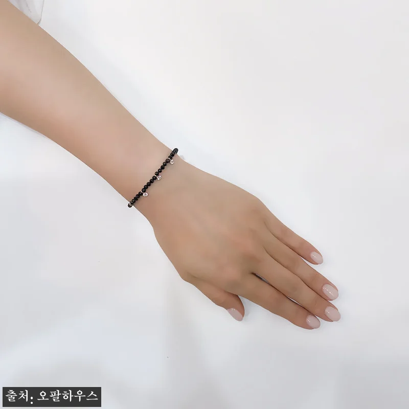 14k 블랙 스피넬 큐빅 팔찌 OPP 관련 이미지 2