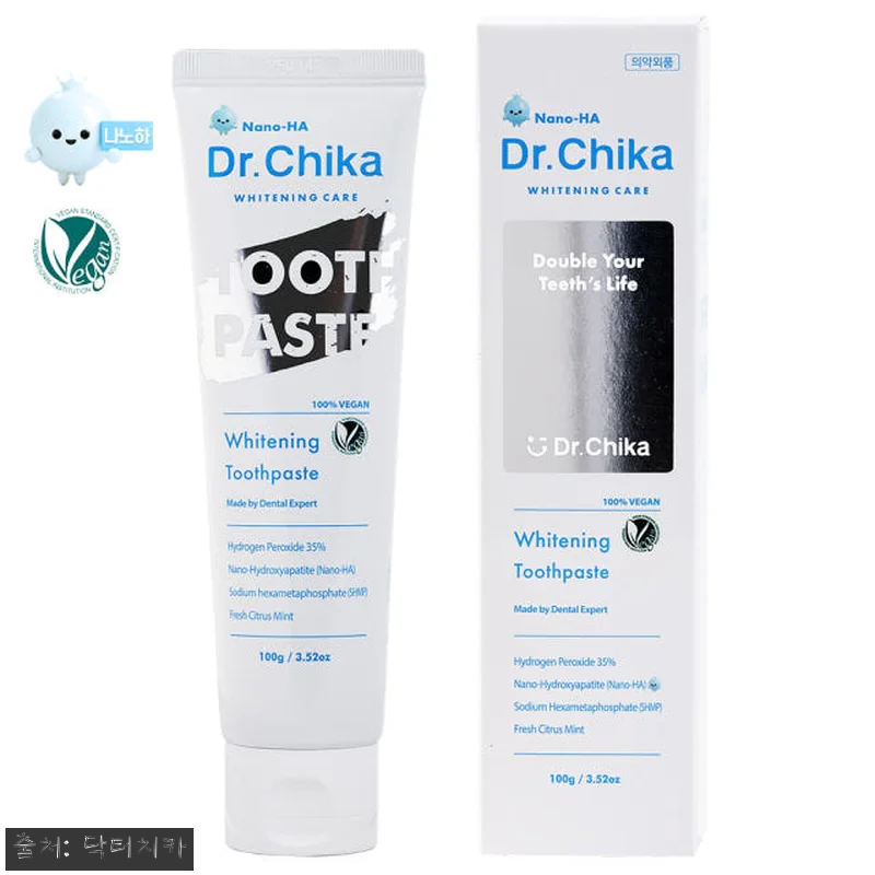 닥터치카 나노하 치아 미백치약 3개 관련 이미지 3