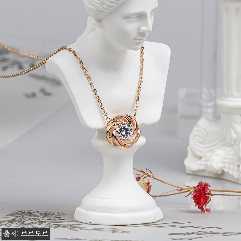 14K 장미 꽃 펜던트 3부 통통 1 관련 이미지 3