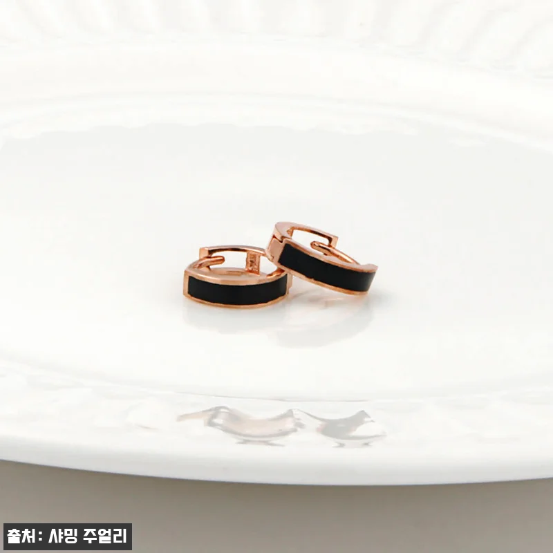 18K 슈아 모던 블랙 오닉스 링 원 관련 이미지 3
