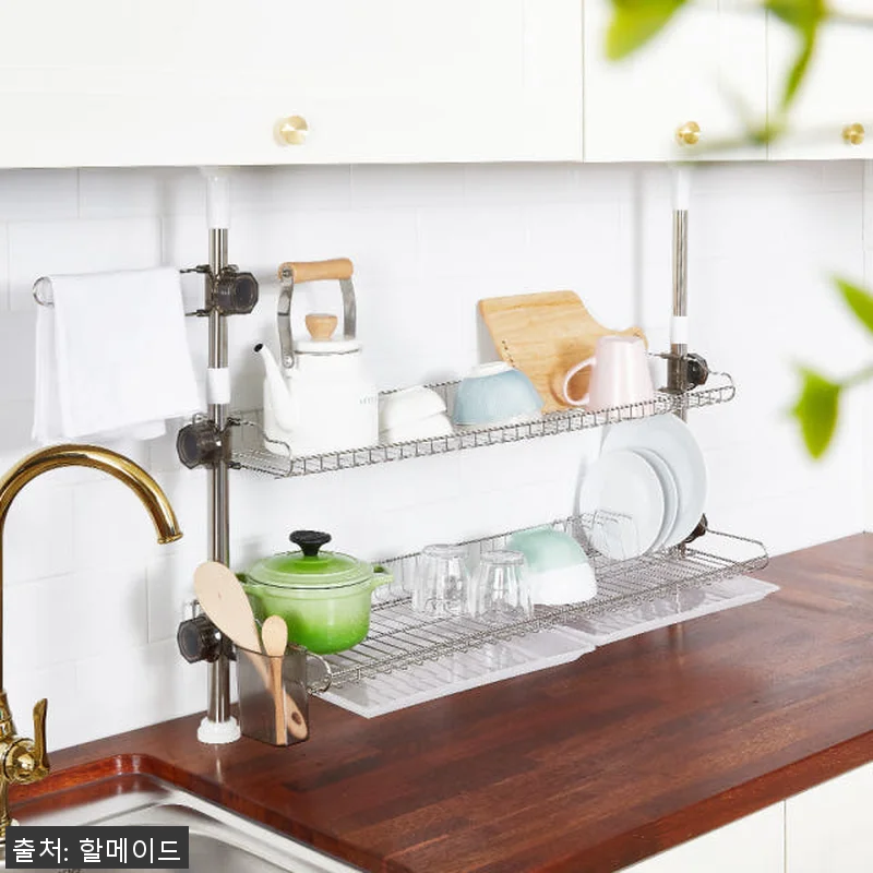 할메이드 싱크대선반 압축봉 기둥식 식 관련 이미지 4
