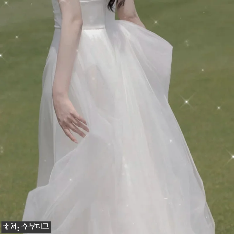 새틴 민소매 스몰웨딩 드레스 사용후기 관련 이미지 4
