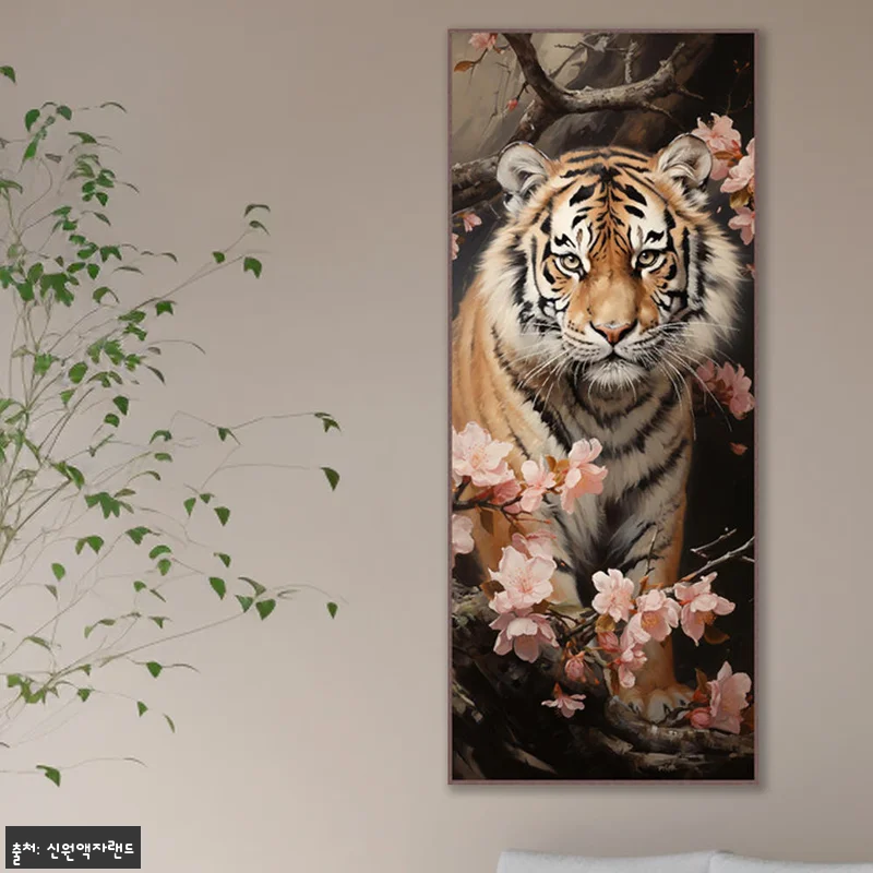 용맹 호랑이 60x150cm 무광골드 관련 이미지 3