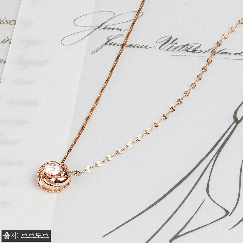 14K 장미 꽃 펜던트 3부 통통 1 관련 이미지 4