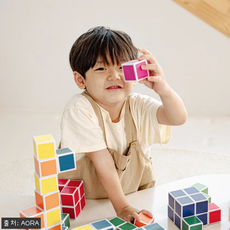 아오라 자석블럭 아기 유아 어린이 장 관련 이미지 3