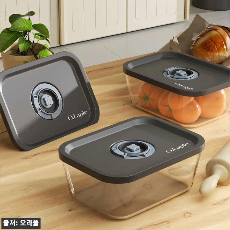 오라플 진공 유리 밀폐용기 3종세트 사용후기: 깔끔한 보관과 신선함 유지에 딱 좋아요 7 오라플 진공 유리 밀폐용기 3종세트 관련 이미지 1