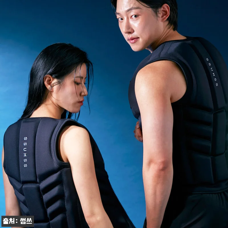 썸쓰 구명조끼 ACTIVE 블랙 60 관련 이미지 4