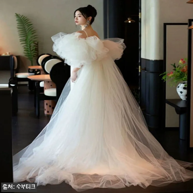퍼프 쉬폰 민소매 나시, 야외스튜디오 관련 이미지 5