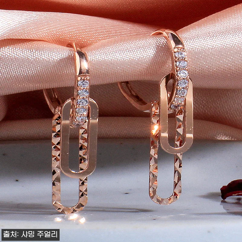 14K 클래시 컷팅 라운드 더블 클립 관련 이미지 4