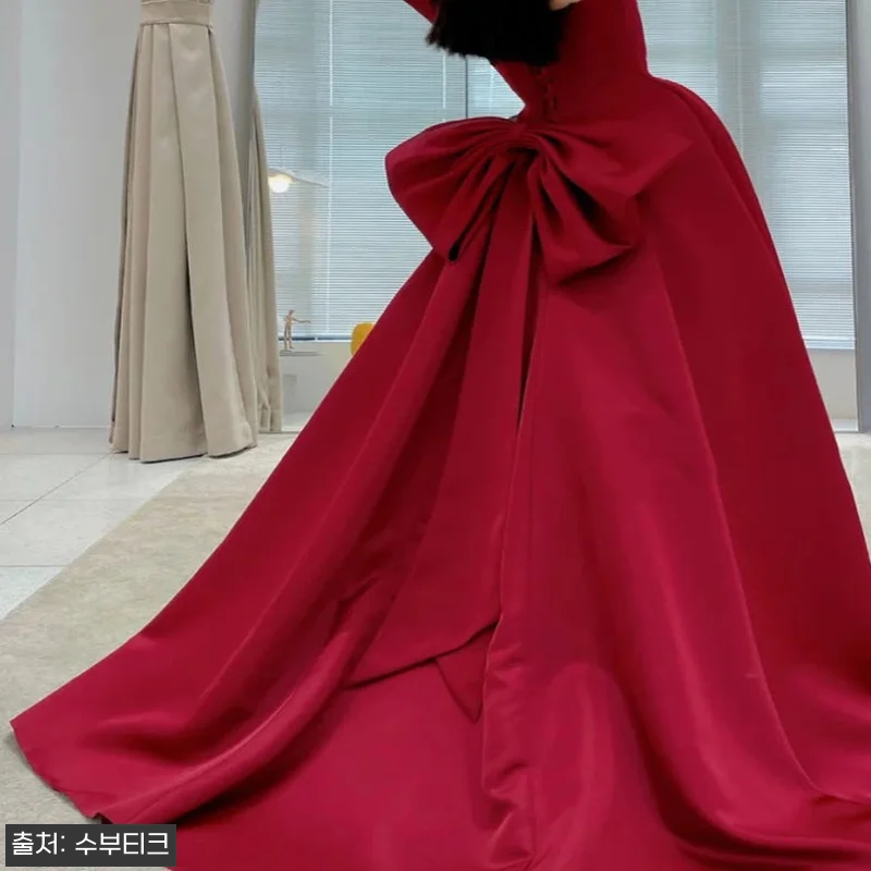 새틴 소매퍼프 슬리브 반팔 스냅촬영드 관련 이미지 7