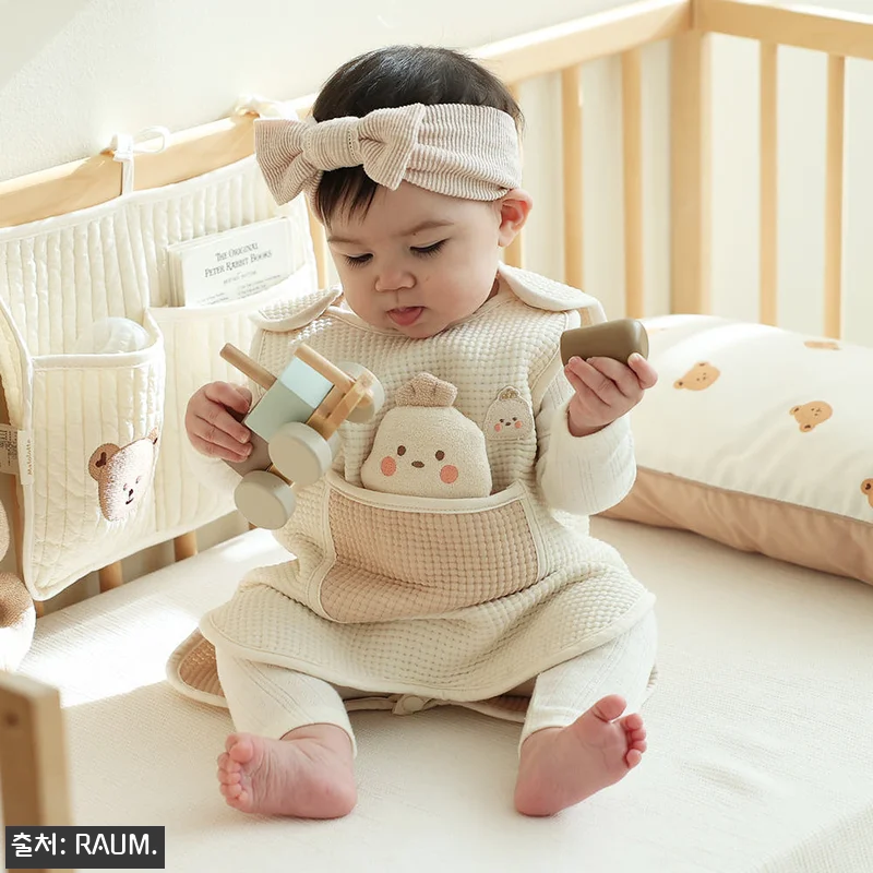마롤로뜨 뱀띠 신생아 수면조끼 3중거즈 블루 사용후기 17 마롤로뜨 뱀띠 신생아 수면조끼 3중거 관련 이미지 7