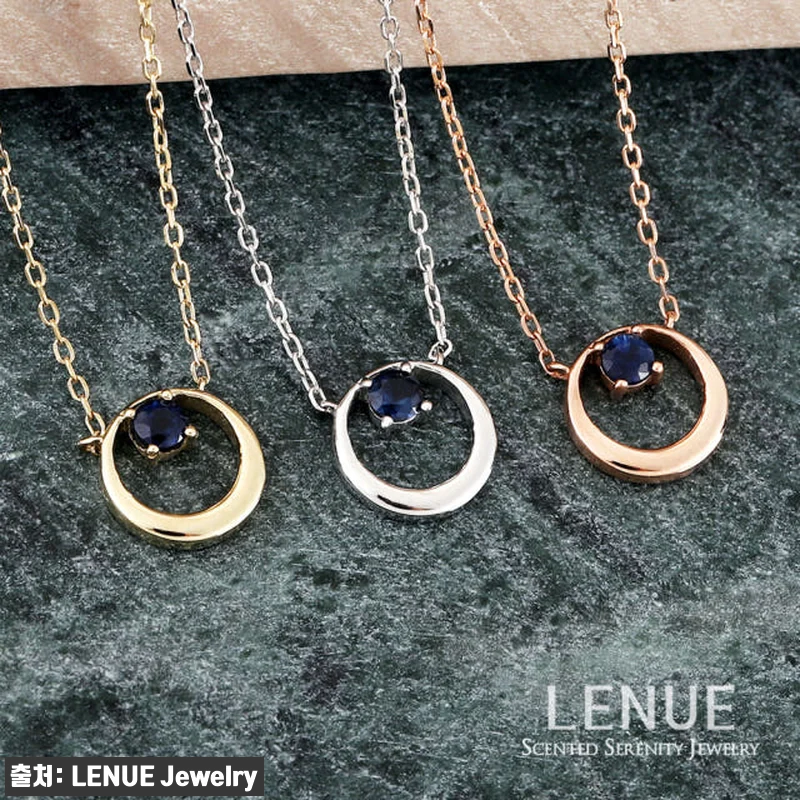 레뉴 9월 탄생석 사파이어 14K 골 관련 이미지 8