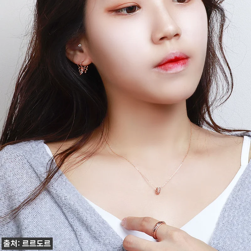 14k 큐 볼 링 펜던트 큐빅 원통 관련 이미지 8