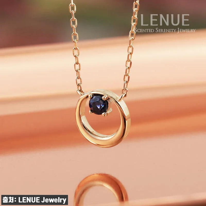 레뉴 9월 탄생석 사파이어 14K 골 관련 이미지 9