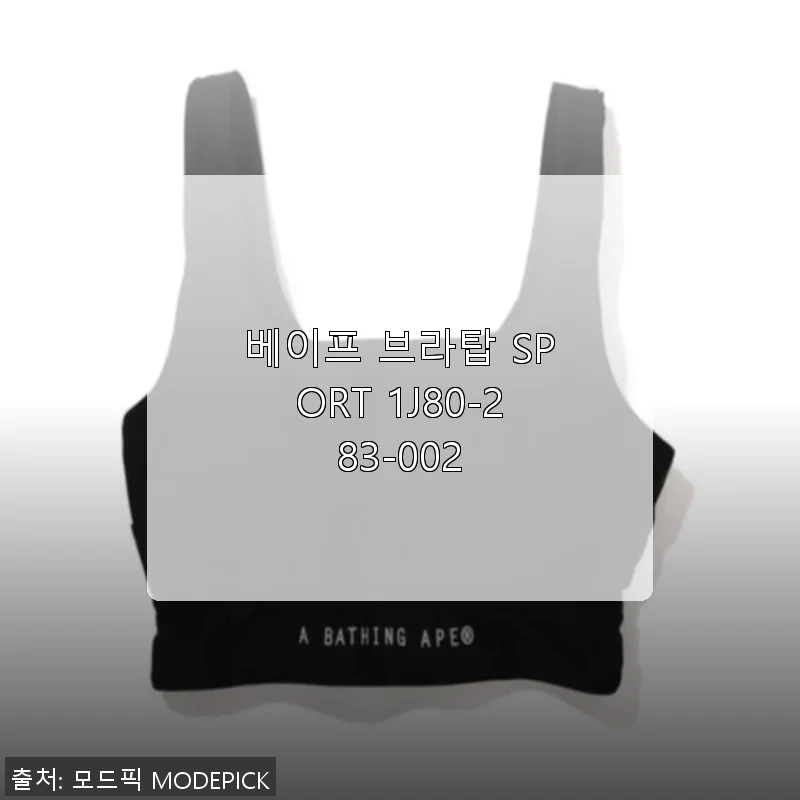 베이프 브라탑 SPORT 1J80-283-002 사용후기 및 제품 소개