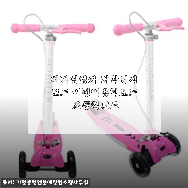 아기씽씽카 저학년킥보드 어린이용퀵보드 사용후기