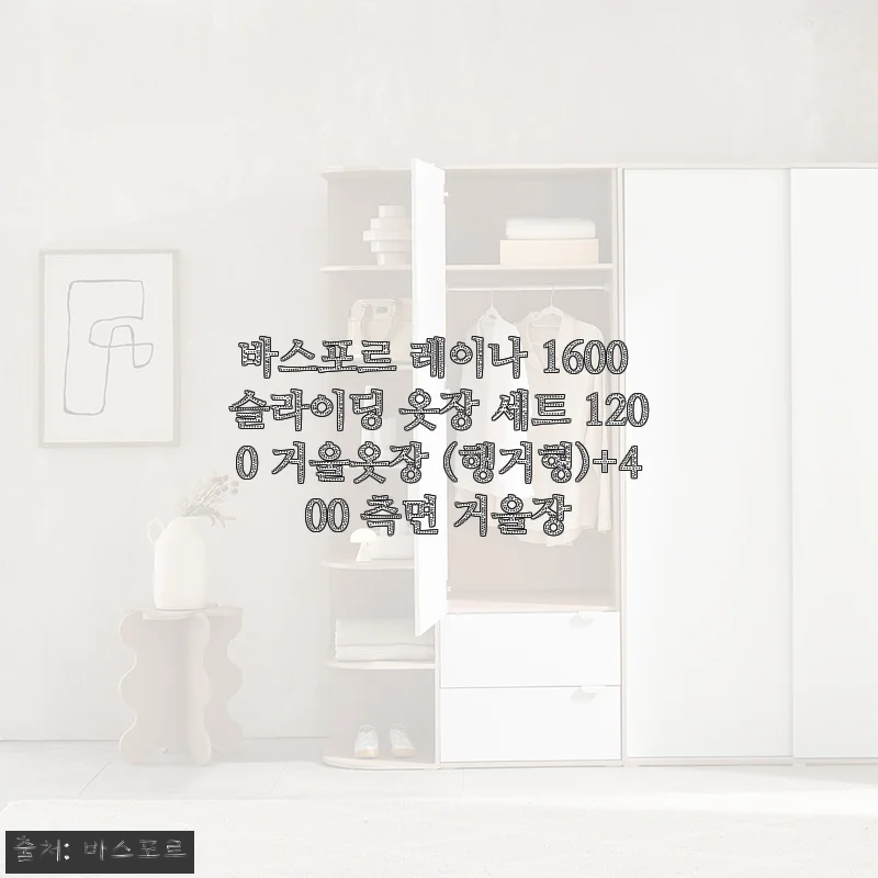 바스포르 레이나 1600 슬라이딩 옷장 세트 사용후기: 실속과 디자인을 모두 갖춘 선택