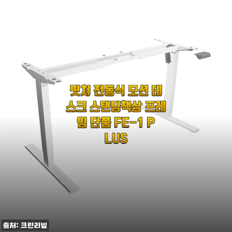 핏쳐 전동식 모션 데스크 스탠딩책상 프레임 단품 FE-1 PLUS 사용후기