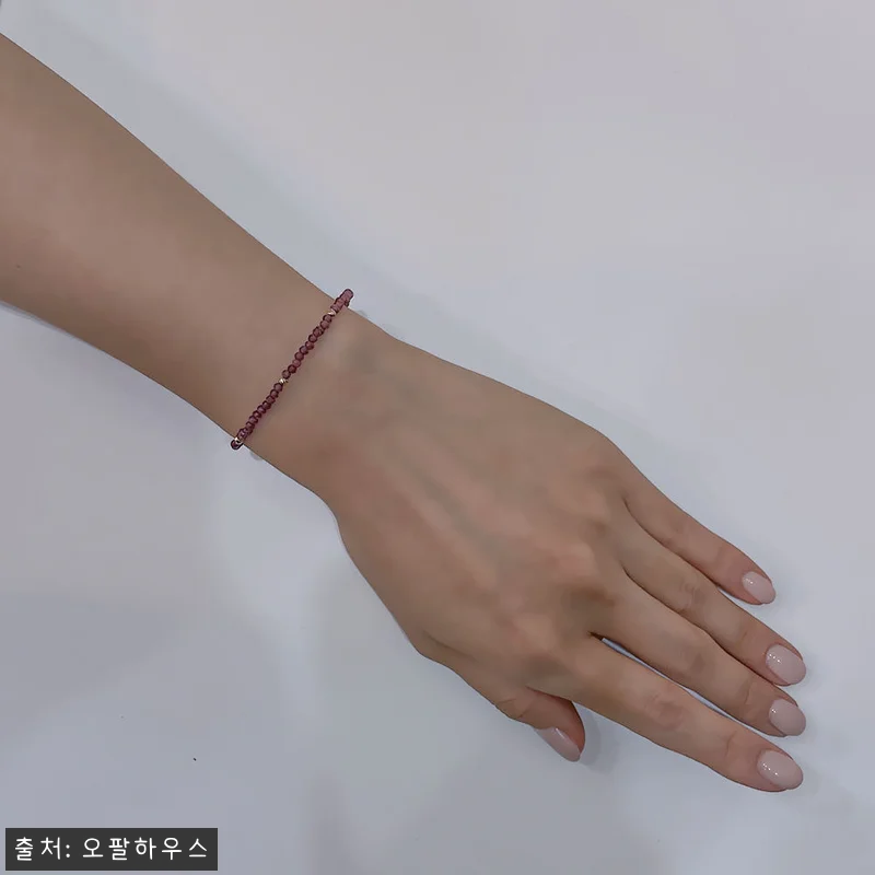 14k 가넷 컷팅볼 팔찌, 은은한 버 관련 이미지 1