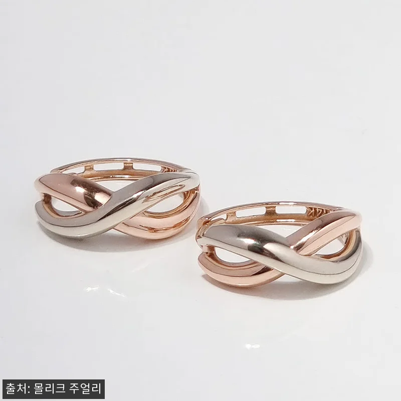 14k 18k 꼬임 링귀걸이 한달 착 관련 이미지 4