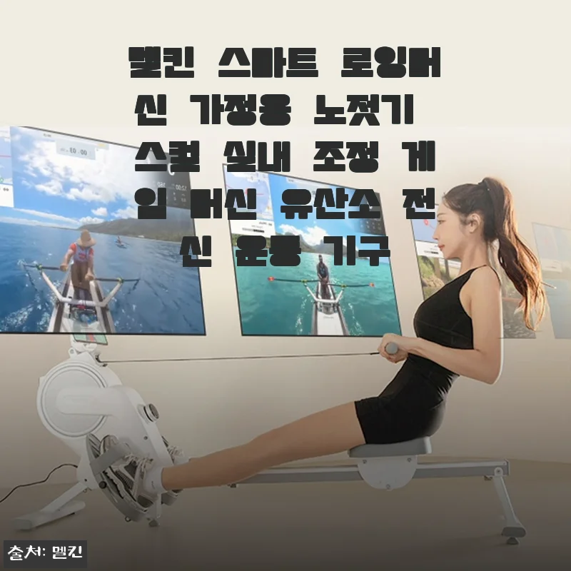 멜킨 스마트 로잉머신 30일 사용기: 아침마다 노 저으며 달라진 체력과 자세