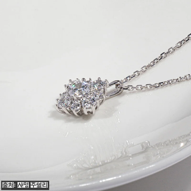 5부 다이아 목걸이 천연 GIA F 관련 이미지 1