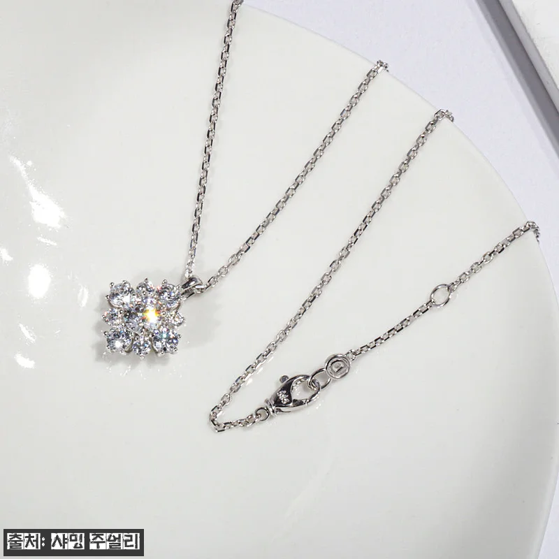 5부 다이아 목걸이 천연 GIA F 관련 이미지 2
