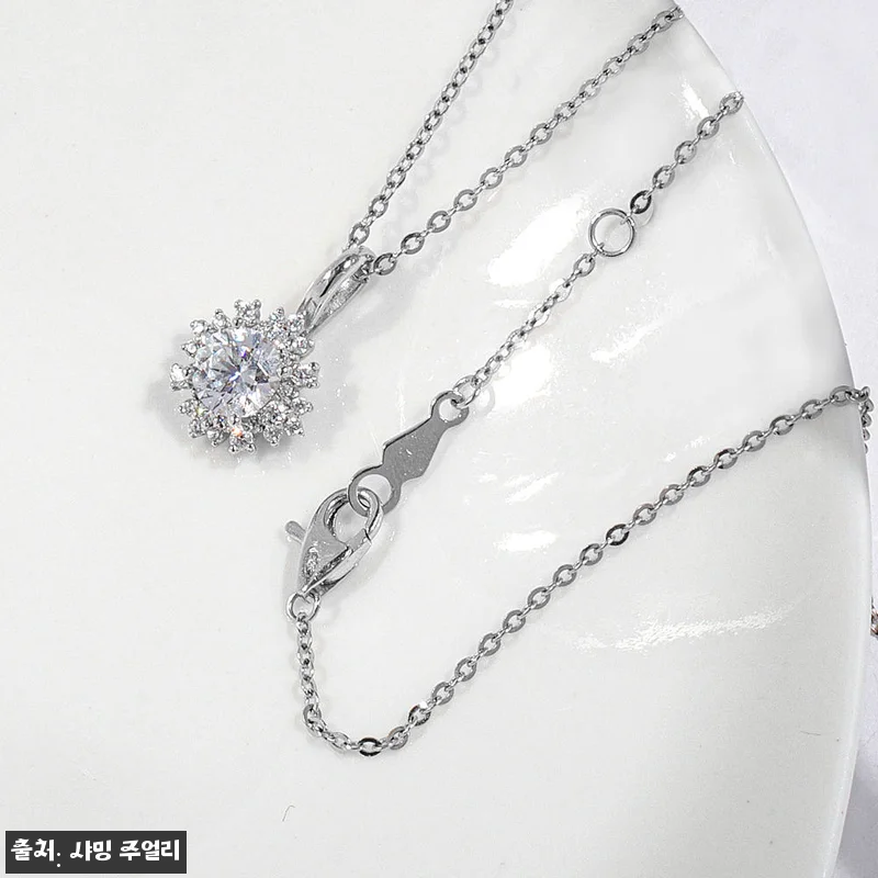 5부 다이아 목걸이 천연 우신 G V 관련 이미지 3