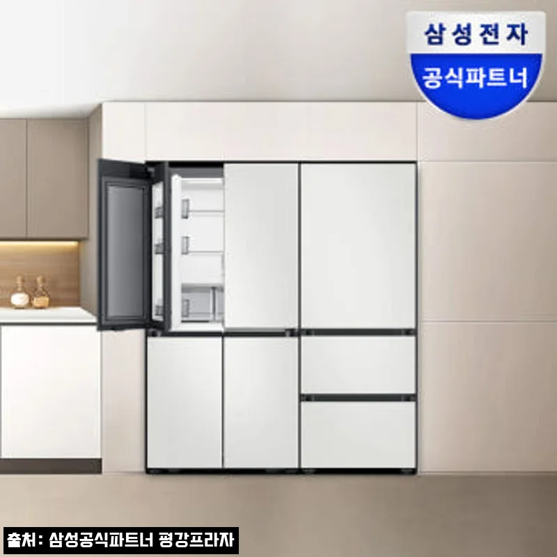 삼성 냉장고 김치냉장고 키친핏 세트 RM70F63M2A + RQ33DB74D2AP, 30% 할인으로 눈여겨볼 주방가전 조합