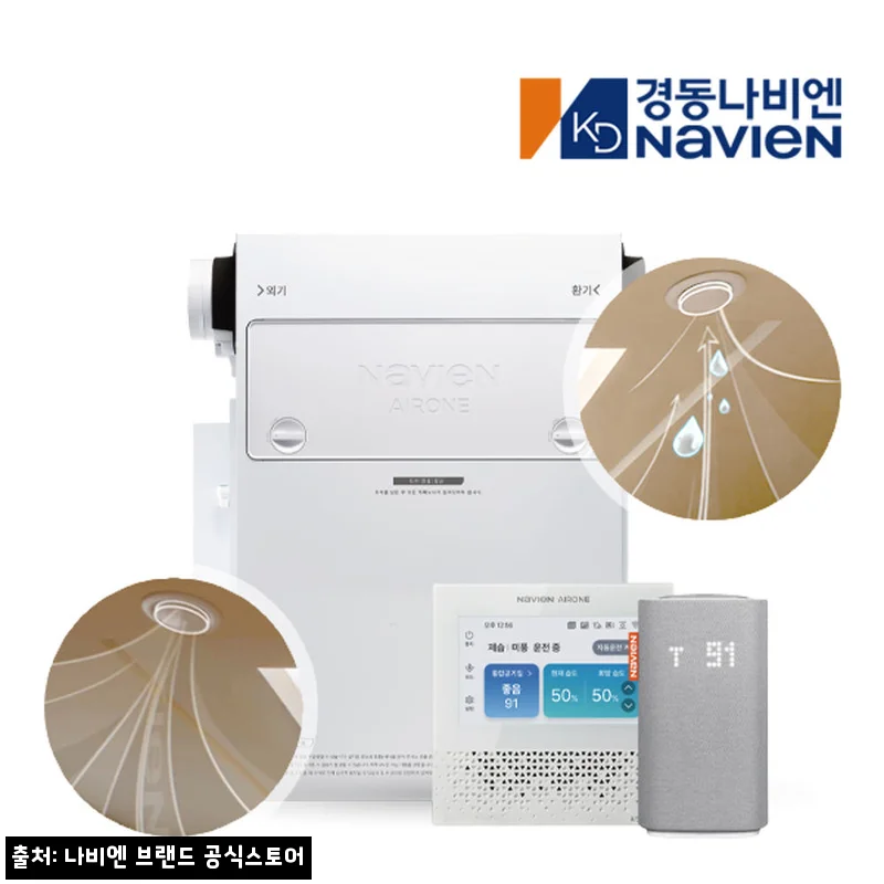 방문교체 경동나비엔 에어원 THE650 매직플러스, 구매 전 꼭 확인할 대용량 듀얼 제습 환기청정기