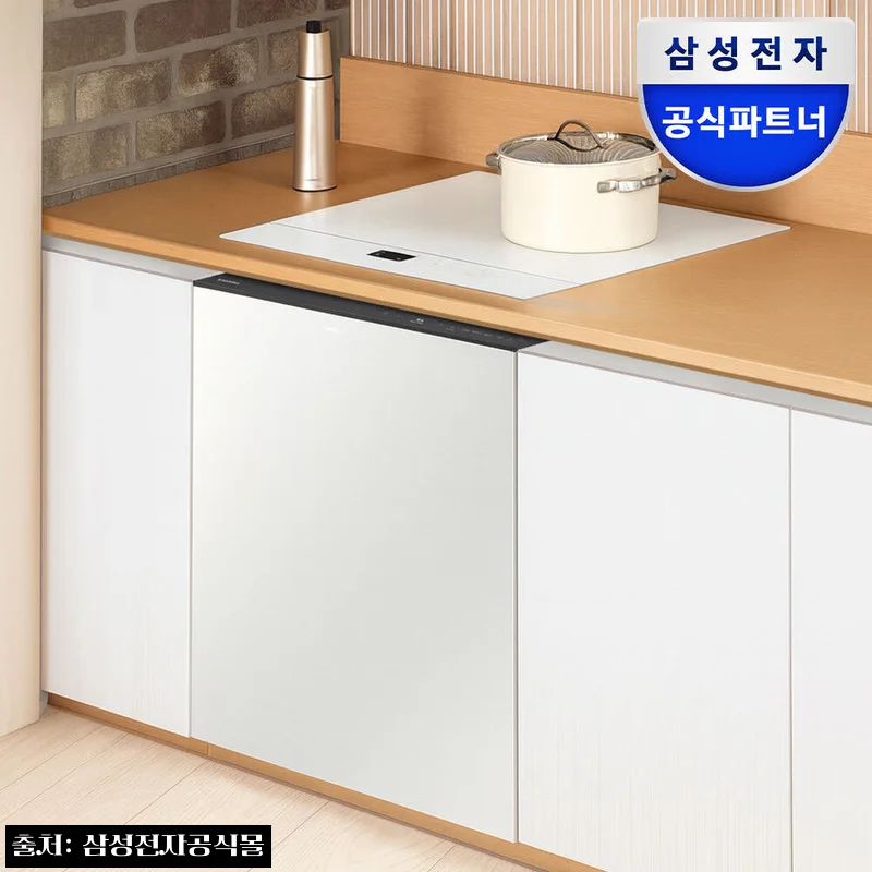 삼성 비스포크 14인용 AI 히든 식기세척기+ 화이트 슬림핏 인덕션, 주방 교체 전 꼭 볼 15% 할인 구성