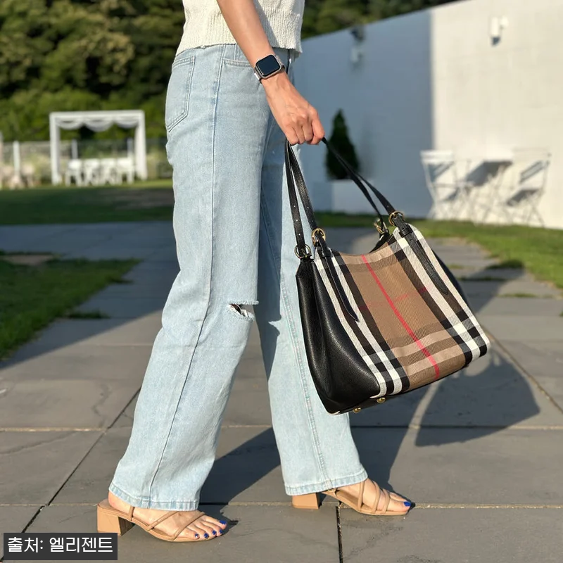 버버리 캔터비 하우스체크 숄더백 브라운·블랙, 구매 전 꼼꼼히 확인한 후기 6 버버리 캔터비 하우스체크 숄더백 브라 관련 이미지 1