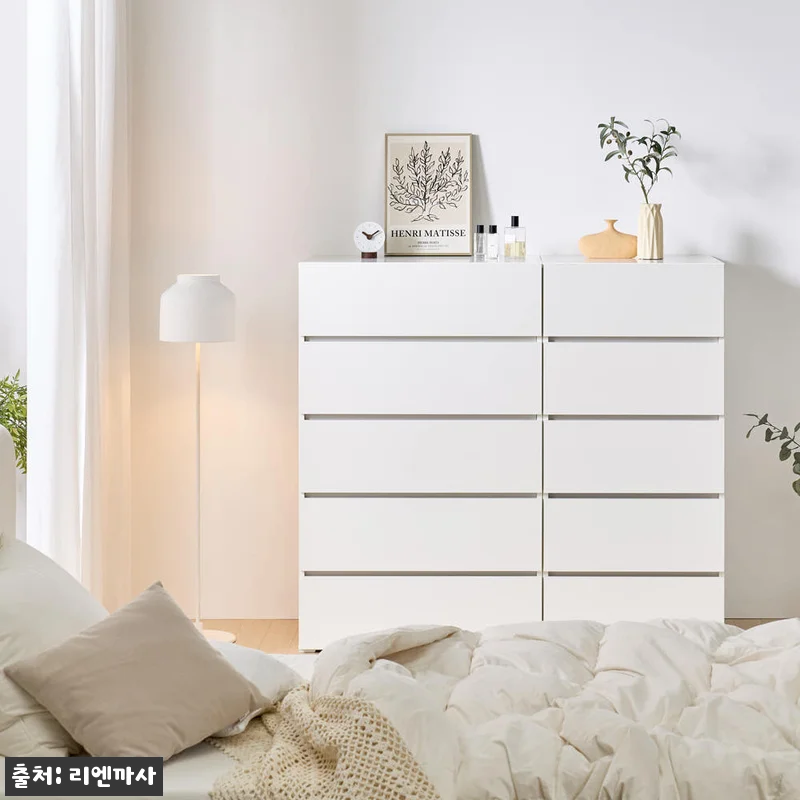 와이드형 조아 5단 서랍장 800 화이트 일반서랍, 깊은 수납 찾았다면 눈여겨볼 이슈템 11 와이드형 조아 5단 서랍장 800 화 관련 이미지 1
