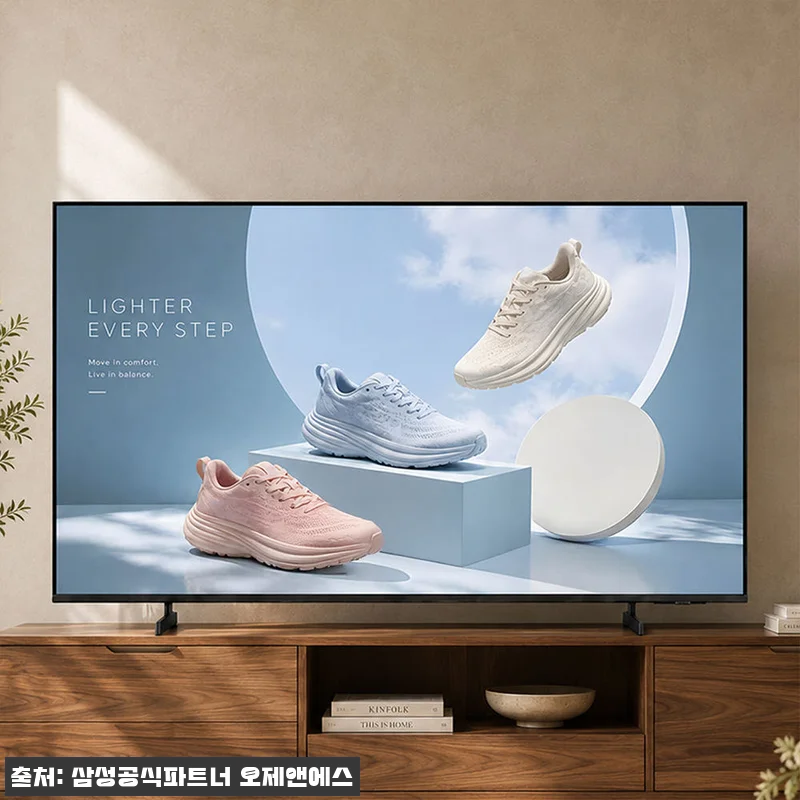 삼성 4K UHD 스마트 사이니지 TV 50인치 스탠드, 설치까지 편한 59만원대 이슈템 13 삼성 4K UHD 스마트 사이니지 T 관련 이미지 1