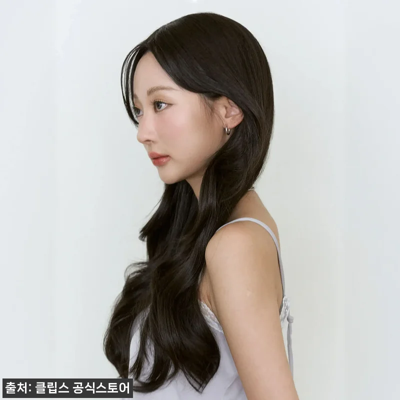 수제통가발 롱 긴머리 웨이브펌 자연스 관련 이미지 2