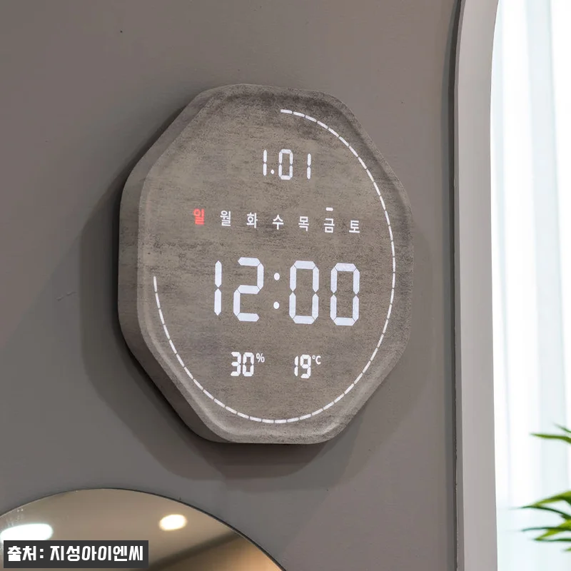 플라이토 와이파이 인테리어 LED 벽걸이시계, 거실 분위기 바꾸는 집들이 선물 후보 찐체크 10 플라이토 와이파이 인테리어 LED 벽 관련 이미지 2