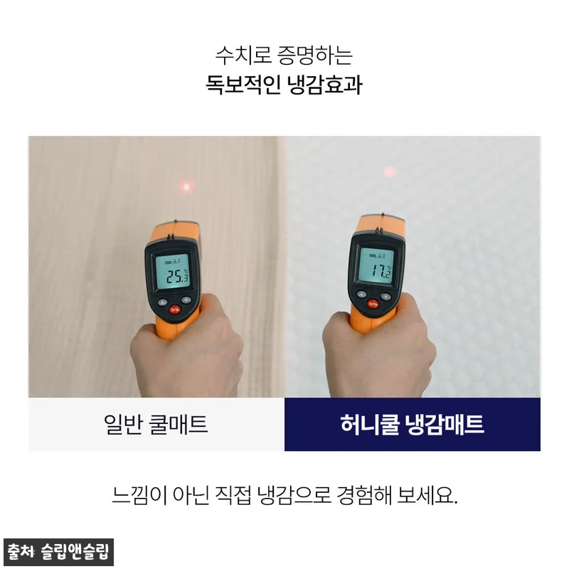 슬립앤슬립 허니쿨 냉감 매트 패드 K 관련 이미지 3