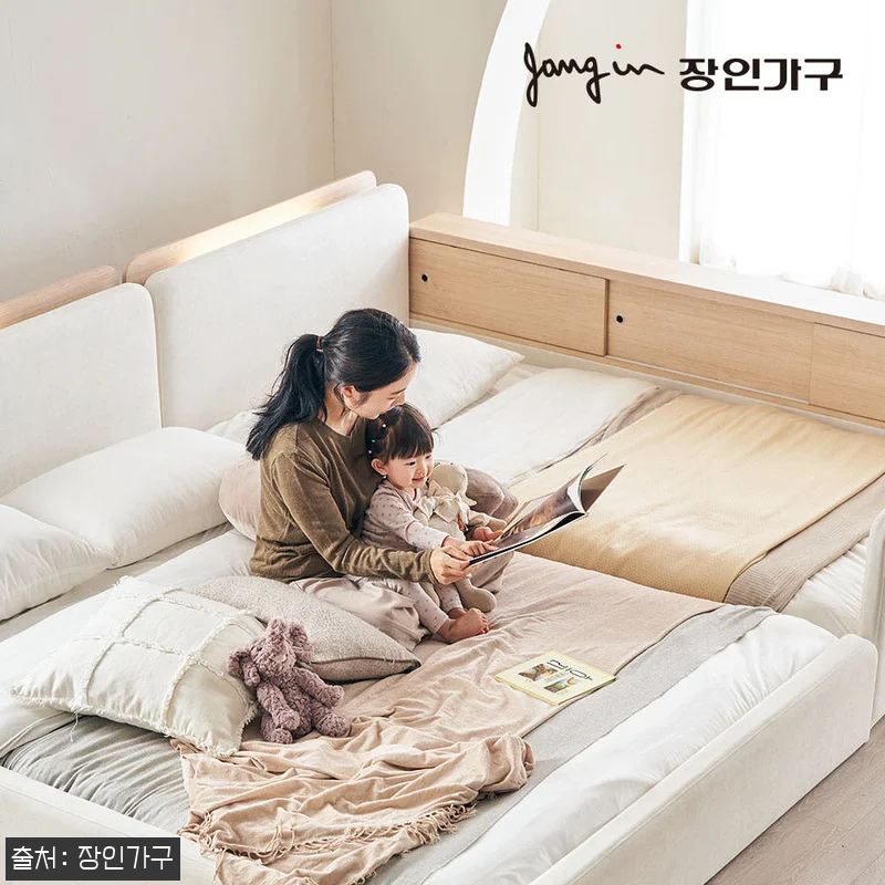 장인가구 하랑 E0 패브릭 LED헤드 저상형 패밀리침대 SS + 라텍스탑포켓, 가격 혜택까지 꼼꼼히 본 구매 포인트 10 장인가구 하랑 E0 패브릭 LED헤드 관련 이미지 3