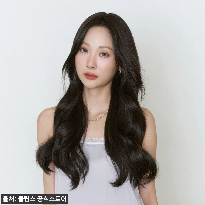 수제통가발 롱 긴머리 웨이브펌 자연스 관련 이미지 4